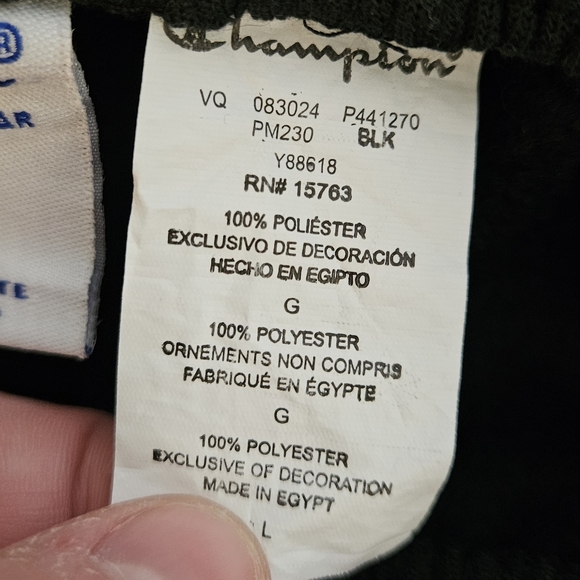 Nwot Champion Men's Black Sweatpants - Picture 4 of 4